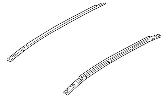 87280-1D000 Деталь ROOF RACK, RIGHT