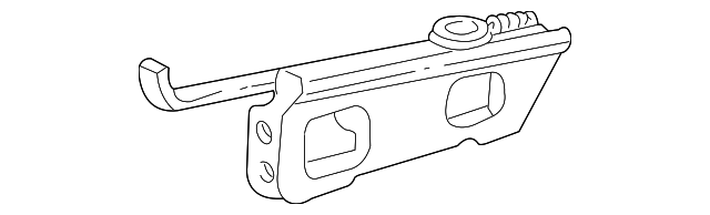 15975349 Деталь SEAT TRACK, LEFT