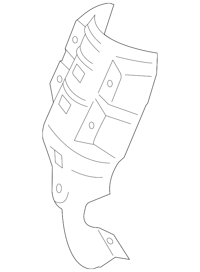 17168-47020 Деталь LOWER INSULATOR, RIGHT