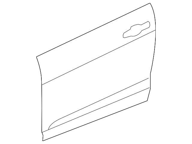 68104741AC Деталь OUTER PANEL, LEFT