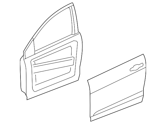 68248176AC Деталь DOOR SHELL, RIGHT