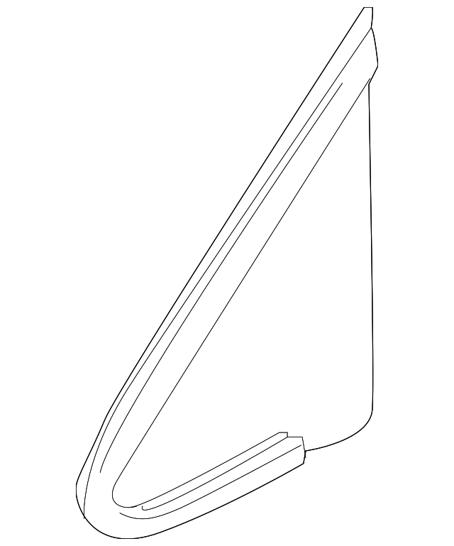 22867179 Деталь FIXED GLASS, RIGHT