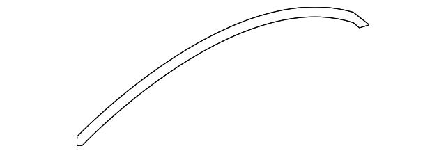 7407A319 Деталь WHEEL OPNG MLDG SEAL, LEFT
