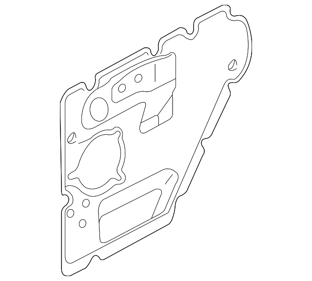 55135877AF Деталь WATER SHIELD, LEFT