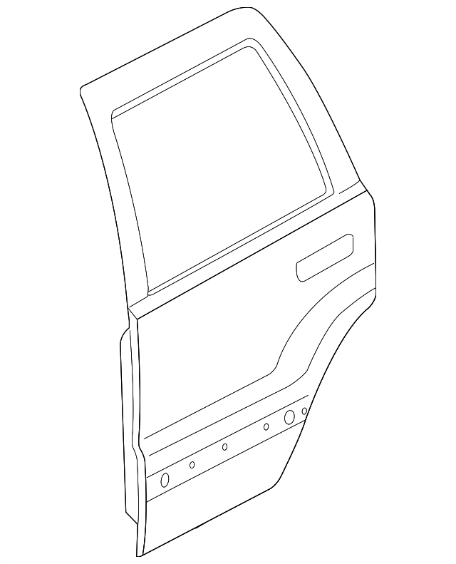 55136700AG Деталь DOOR SHELL, RIGHT
