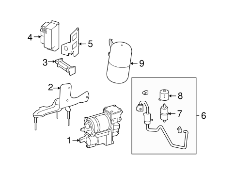 CL600 RIDE CONTROL COMPONENTS