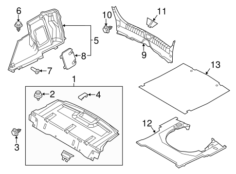 3 INTERIOR TRIM - REAR BODY