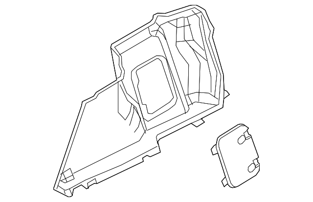 BHN1-68-850A Деталь TRUNK SIDE TRIM, RIGHT