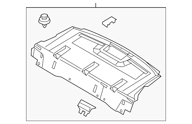 BHN1-68-3A0D-02 Деталь PKG TRAY TRIM