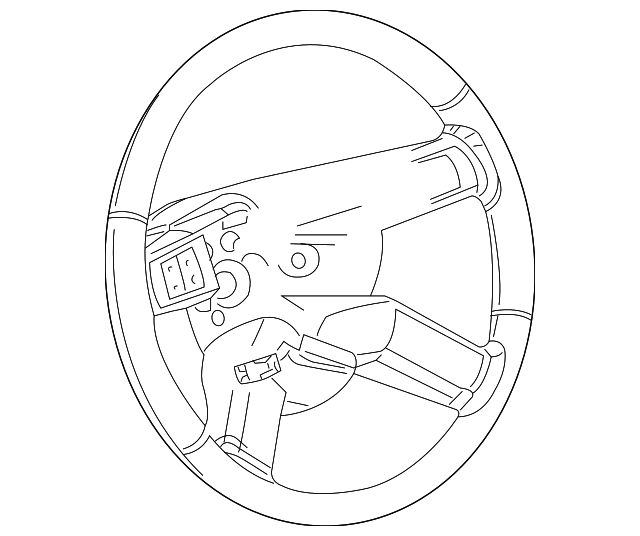 1AG541DVAA Деталь STEERING WHEEL