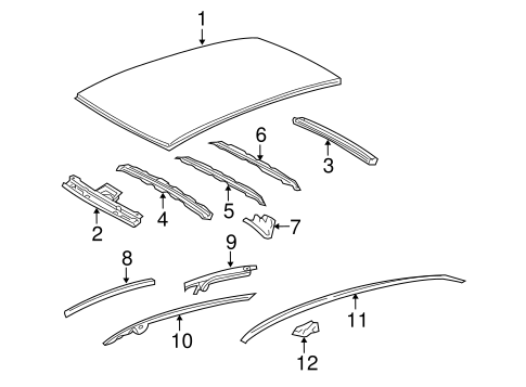 Yaris EXTERIOR TRIM - ROOF 2