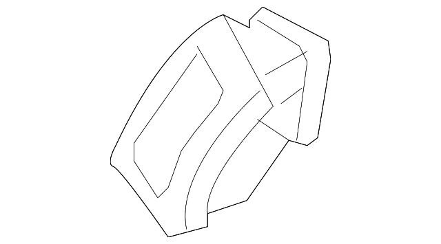 68761JK00B DEFROSTER VENT, LEFT