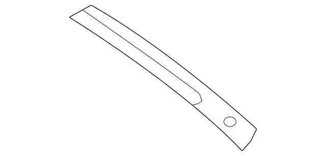 68743JK00A DEFROSTER GRILLE, LEFT