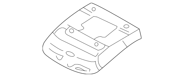 2K53E-5141X Деталь OVERHEAD CONSOLE BRACKET