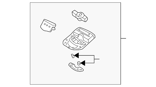 5K52Z-5141064 Деталь OVERHEAD CONSOLE