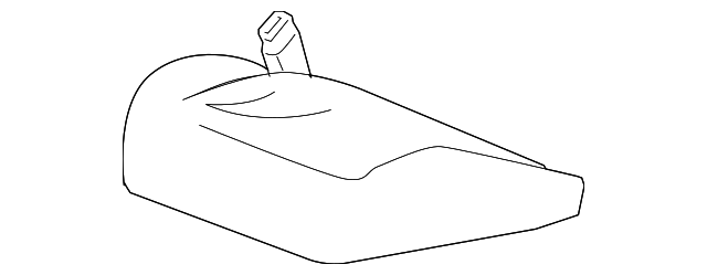 1AL201DVAA Деталь CUSHION COVER, LEFT