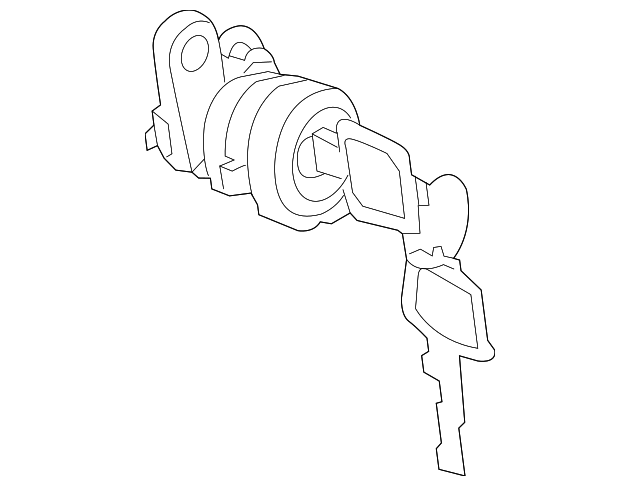 H2600-3LM0A Деталь LOCK CYLINDER, RIGHT