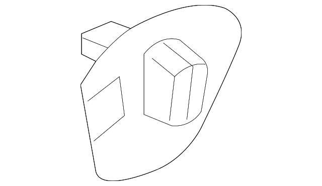 82596-JX00A Деталь LOCK KNOB, RIGHT