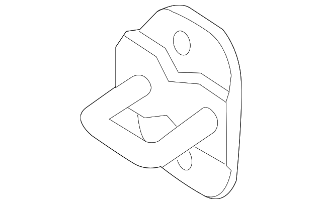82570-JX00A Деталь STRIKER, LEFT
