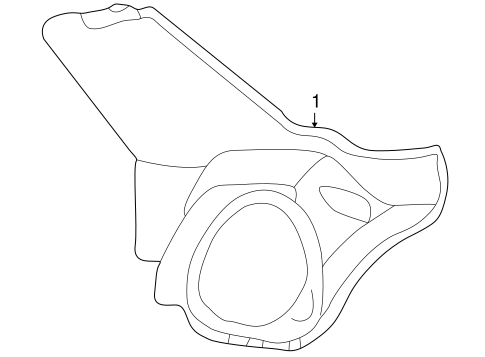 Corvette INTERIOR TRIM - QUARTER PANELS 2