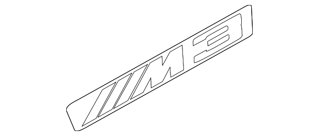 51-13-8-042-227 Деталь EMBLEM, LEFT