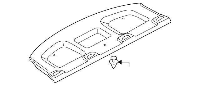 8741086Z01 Деталь PKG TRAY TRIM