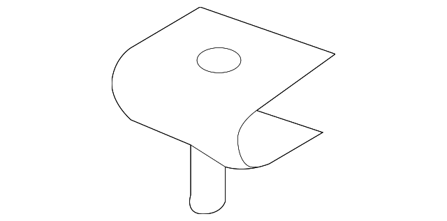 8741286Z00 Деталь PKG TRAY TRIM HOLDER