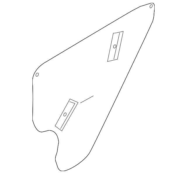 83391-3W000 Деталь WATER SHIELD, LEFT