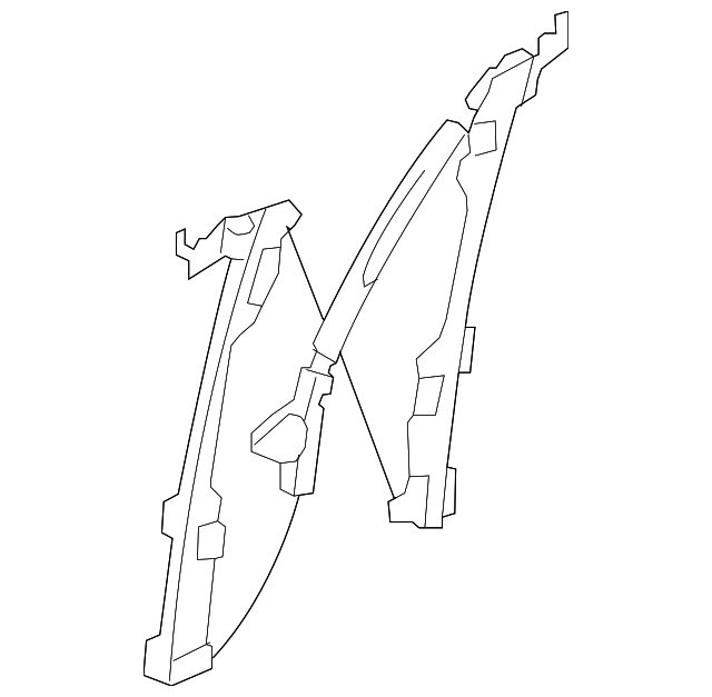 807201CA0C Деталь WINDOW REGULATOR, RIGHT