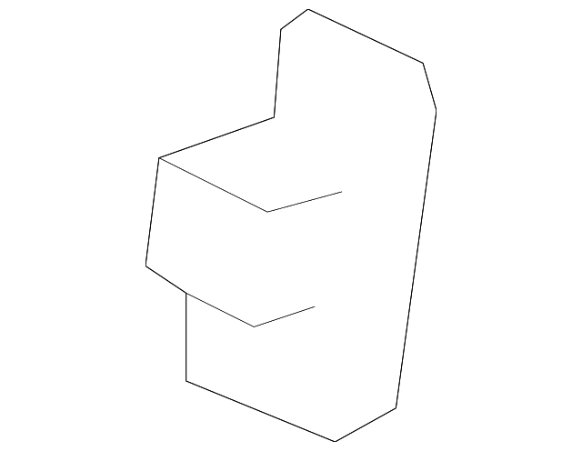 82262-TG7-A01 GARNISH, RR. SEAT-BACK STOW STRAP