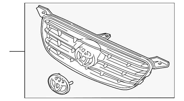 53100-02070 Деталь GRILLE ASSY