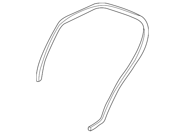 76922-9E000 Деталь OPENING TRIM, RIGHT