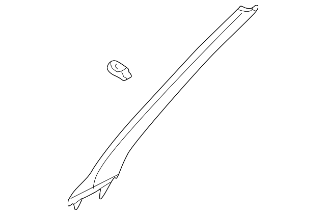 76911-9E000 Деталь WNDSHLD PLR TRIM, RIGHT