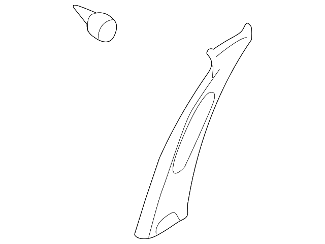 76913-0Z403 Деталь CENTER PLR TRIM, RIGHT