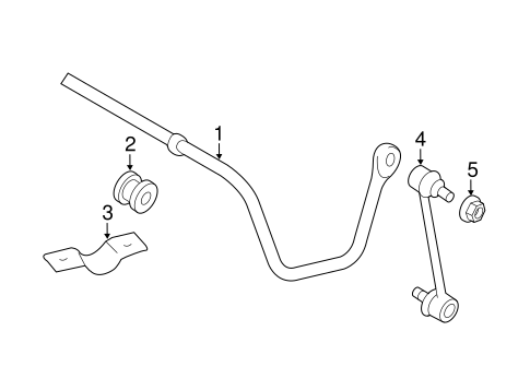 Camry STABILIZER BAR & COMPONENTS