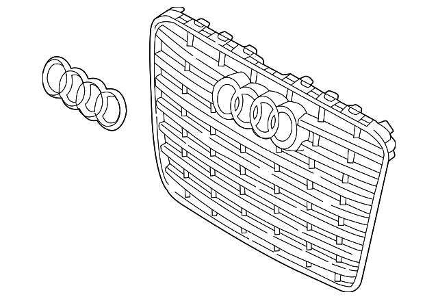 4H0-853-651-AC-T94 Деталь GRILLE ASSY