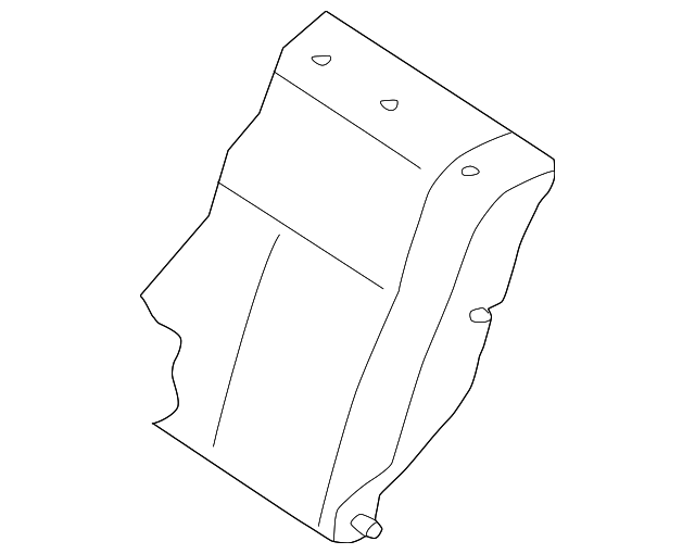 64350SA130ND Деталь SEAT BACK COVER, LEFT
