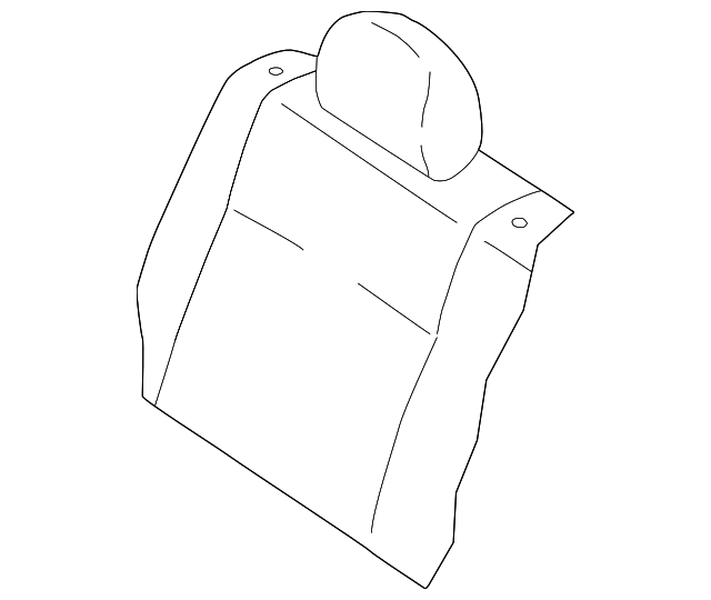 64350SA050ND Деталь SEAT BACK COVER, RIGHT
