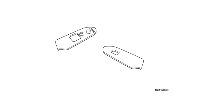 ACCESSORIES/SWITCH PANEL (BLUE METAL) for 2003 Honda ELEMENT #1