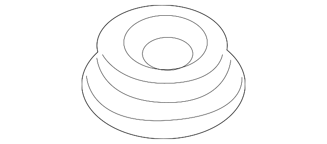 19316321 Деталь RADIATOR UPPER INSULATOR, LEFT