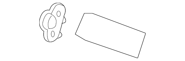 13345812 Деталь STRIKER REINF, LEFT