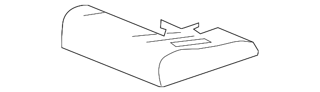 19127675 Деталь SEAT CUSHION PAD, RIGHT