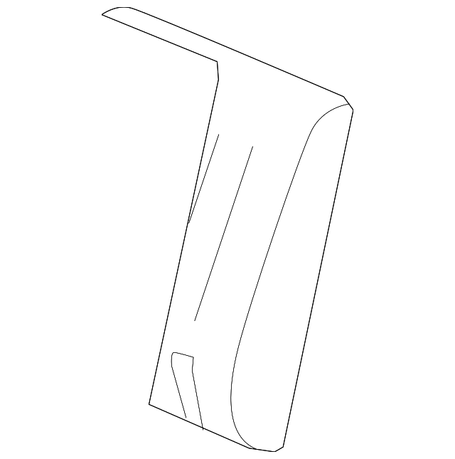 19127673 Деталь SEAT BACK PAD, RIGHT