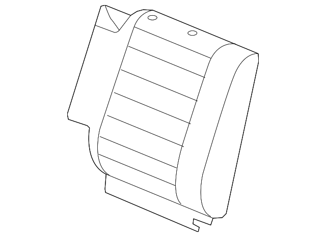 19127663 Деталь SEAT BACK COVER, LEFT