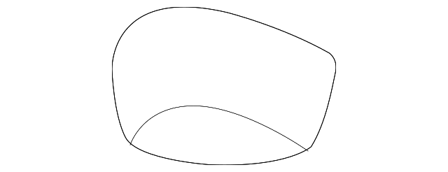 WF64TL2AA Деталь COVER, LEFT