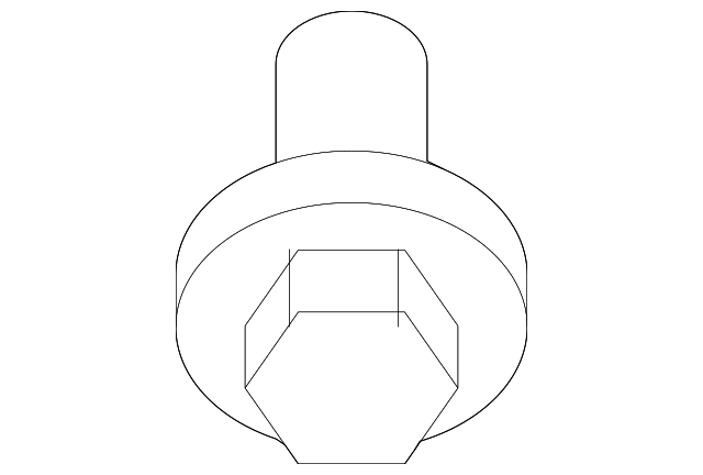 6505900AA Деталь OUTER BELT SCREW, RIGHT