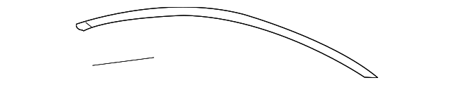 4894353AJ Деталь UPPER W'STRIP, LEFT