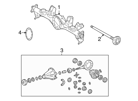 LX570 AXLE & DIFFERENTIAL