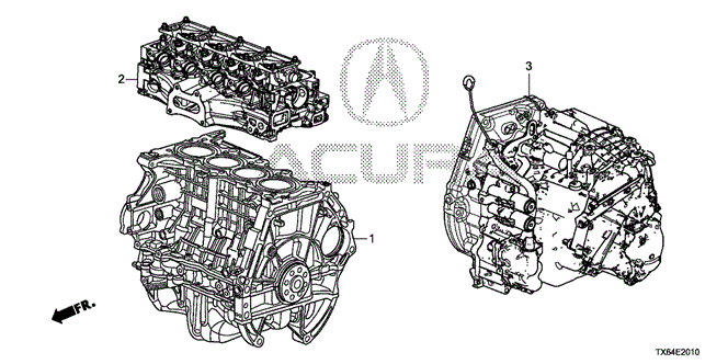 ILX ENGINE ASSY. - TRANSMISSION ASSY. (1)