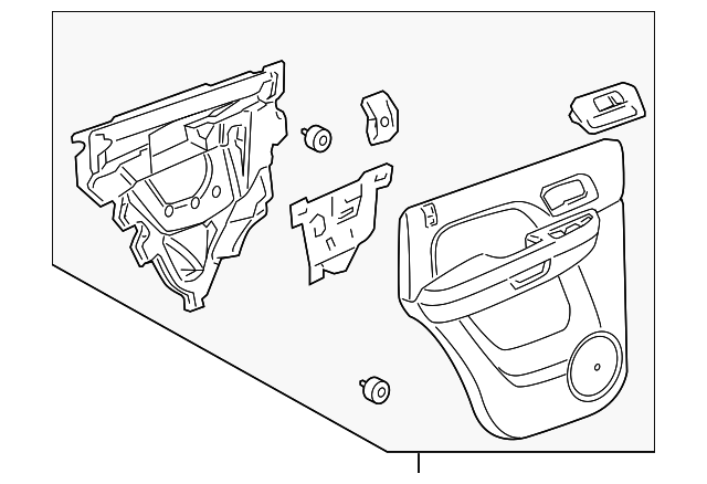 20919815 DOOR TRIM PANEL, RIGHT